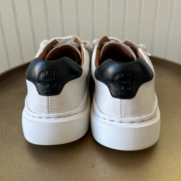 COLE HAAN GRANDPRO RALLY COURT SNEAKER | SIZE: 7 | WHITE LEATHER/CALF HAIR | EUC - Picture 6 of 9